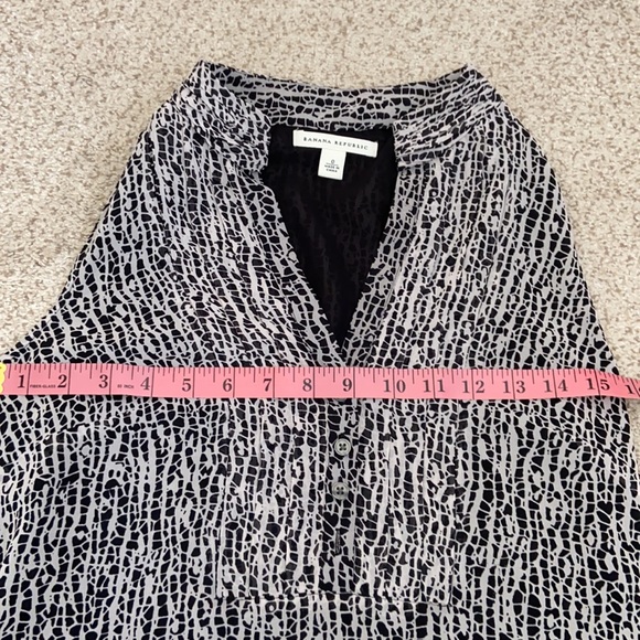 🌟NBW Banana Republic Sleeveless Chiffon Blouse, 0🌟 - Picture 8 of 10